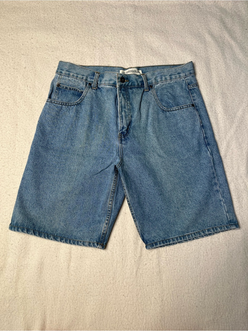 Vintage Faded Glory Original Denim Jean Cotton Shorts Mens 36 Y2K 90s 00s Vtg